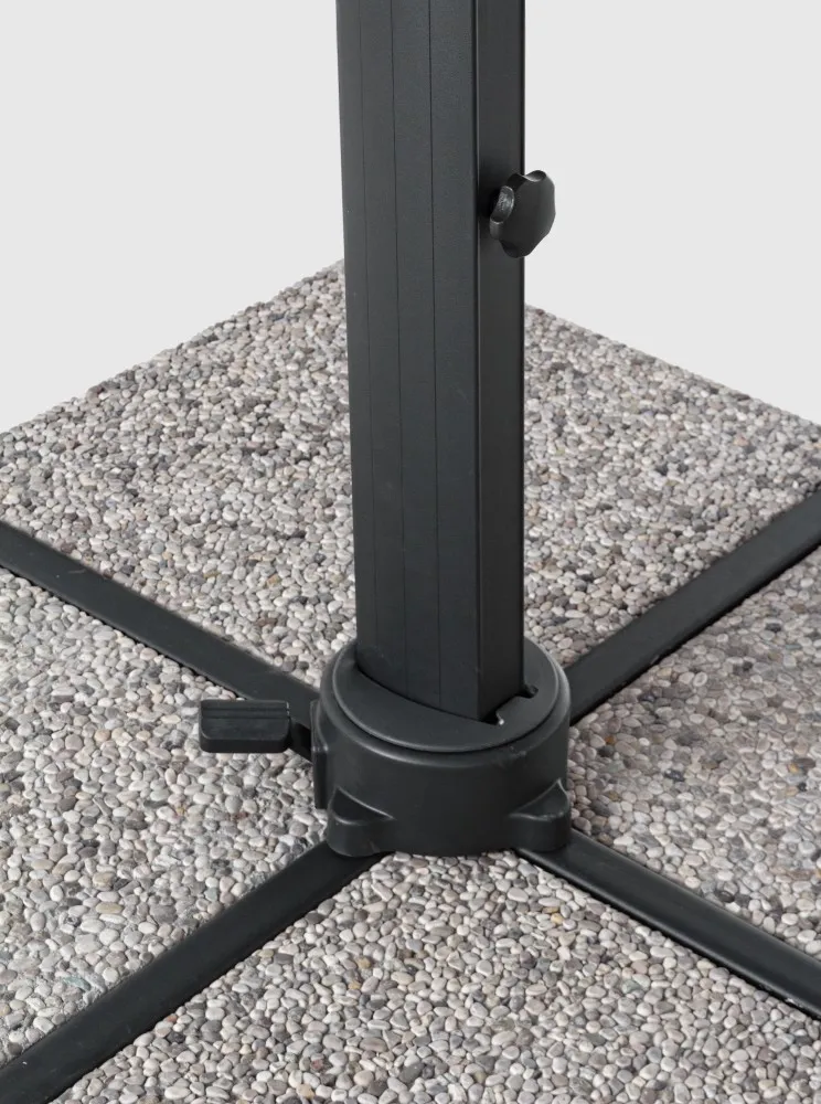 BIZZOTTO OMBRELLONE BRACCIO INES 4X4 ANTRACITE - immagine 11