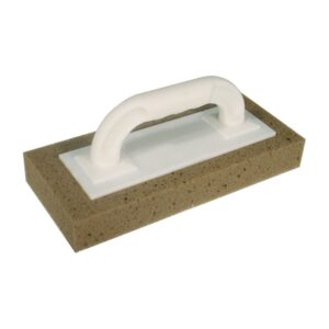 FRATTAZZO IN SPUGNA MARE MARRONE PER PULIZIA PIASTRELLE 13X29CM