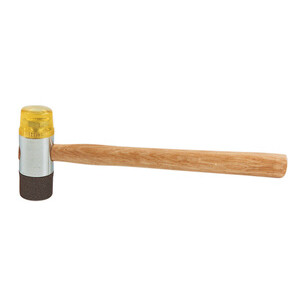 MAZZUOLA CON TESTA IN GOMMA 30MM