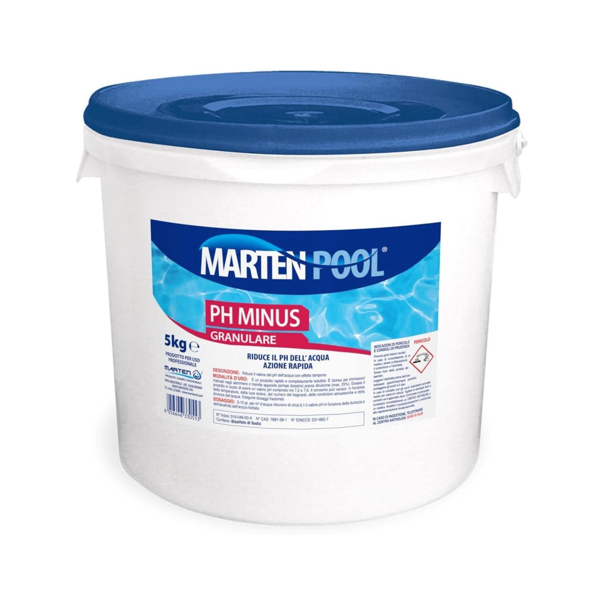 PH MINUS (RIDUTTORE) GRANULARE PER PISCINA KG 5 MARTEN POOL