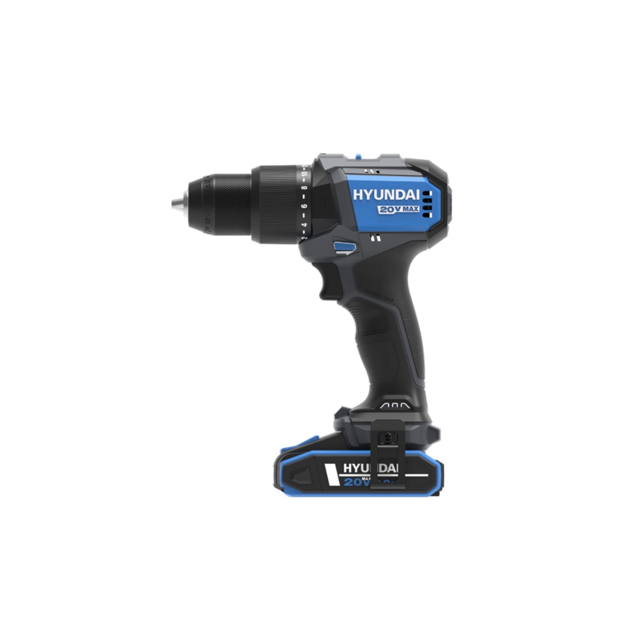 TRAPANO A PERCUSSIONE + 2 BATTERIA E ACCESSORI 20V HYUNDAI ART. 25856