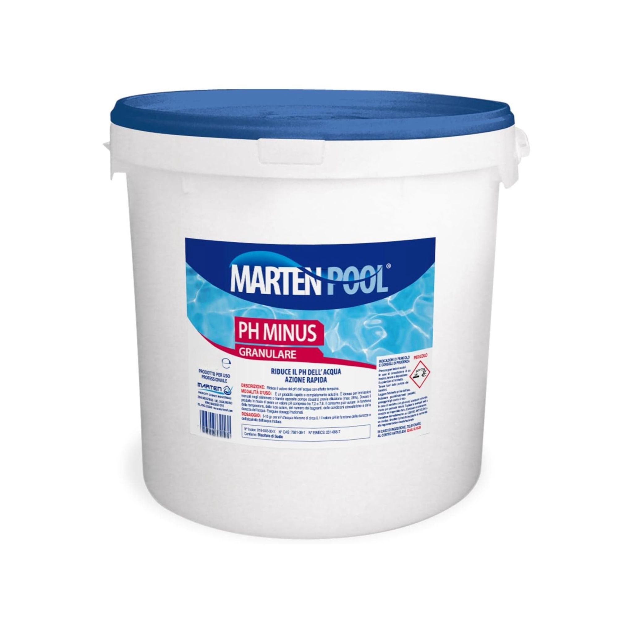 PH MINUS (RIDUTTORE) GRANULARE PER PISCINA KG 25 MARTEN POOL