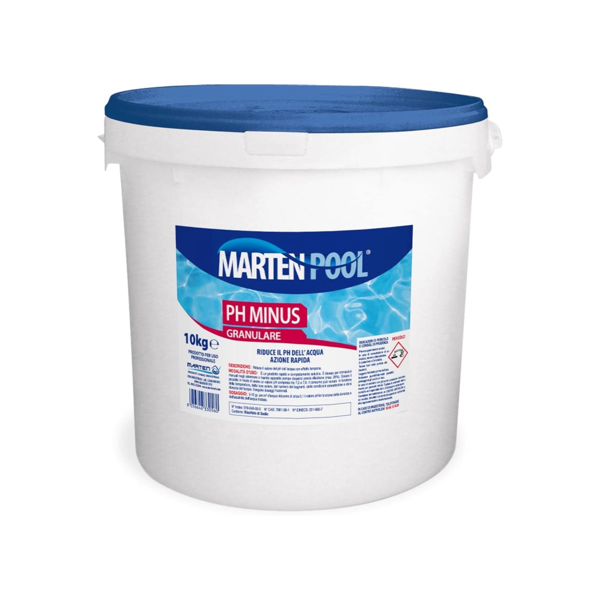 PH MINUS (RIDUTTORE) GRANULARE PER PISCINA KG10 MARTEN POOL