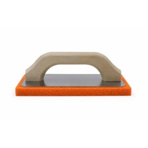 FRATTONE CON SPUGNA ARANCIONE C/PIASTRA ALLUMINIO 22X14CM SIRIUS
