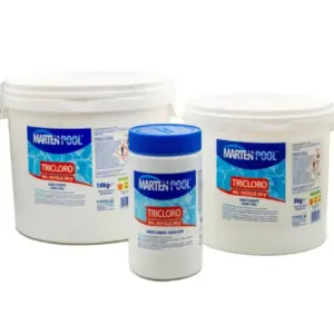DISINFETTANTE PER PISCINA TRICLORO 90%  PASTIGLIE KG 10 MARTEN POOL