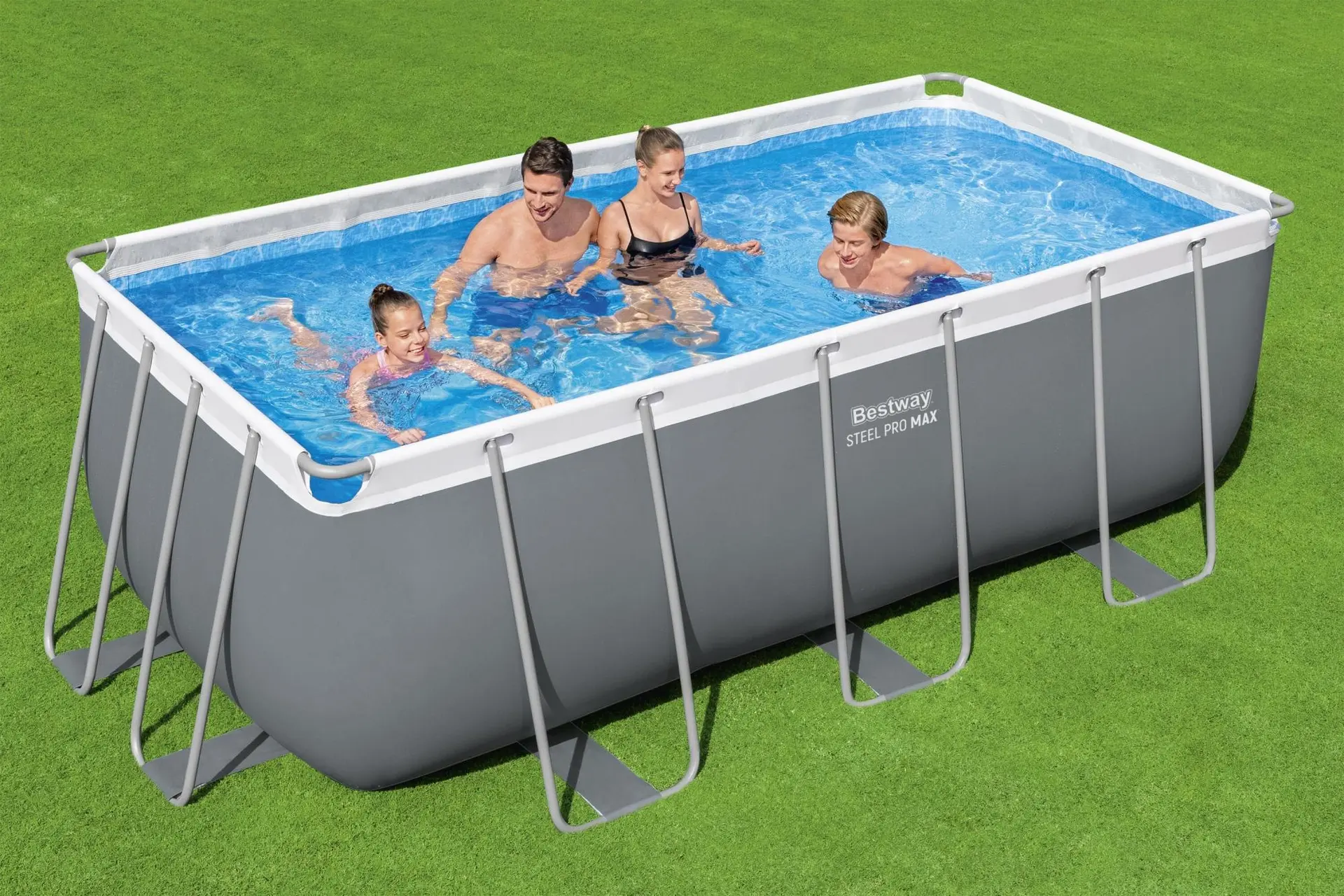 PISCINA BESTWAY RETTANGOLARE 412X201X122 LT 8.124 - immagine 3