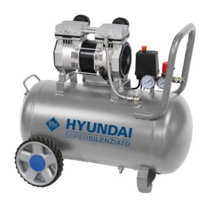 COMPRESSORE OIL FREE 50LT HYUNDAI 1.5HP 1.1KW ART. 65703
