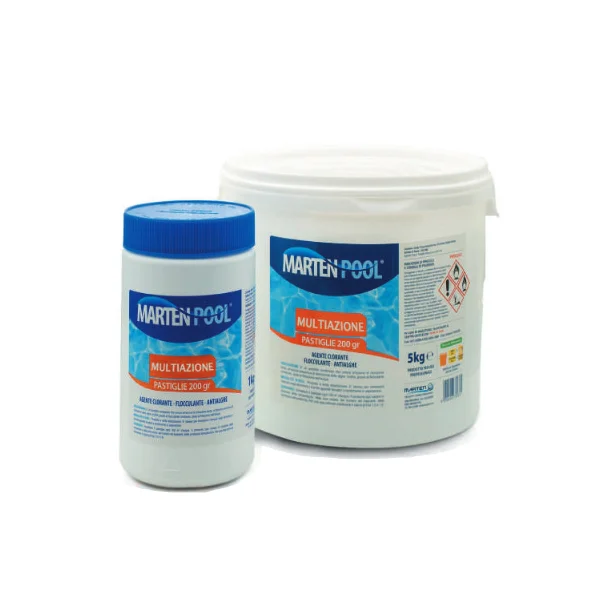 DISINFETTANTE TRIPLEX PER PISCINA IN PASTIGLIE KG 10 MARTEN POOL