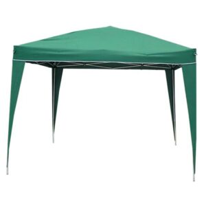 GAZEBO FOLDING PIEGHEVOLE IN ALLUMINIO 3X3 VERDE EUROSTAR