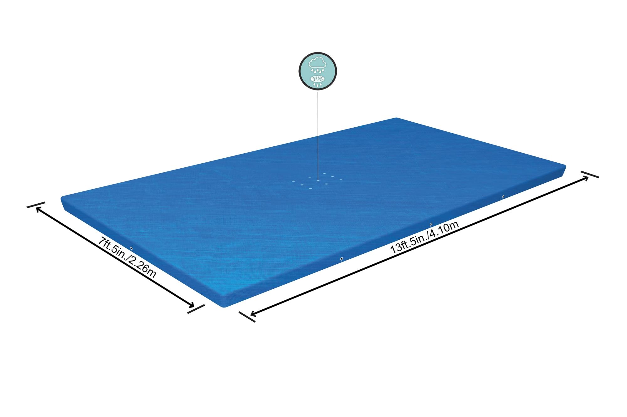 TELO COPRIPISCINA RETTANGOLARE 400X211 CM BESTWAY - immagine 2