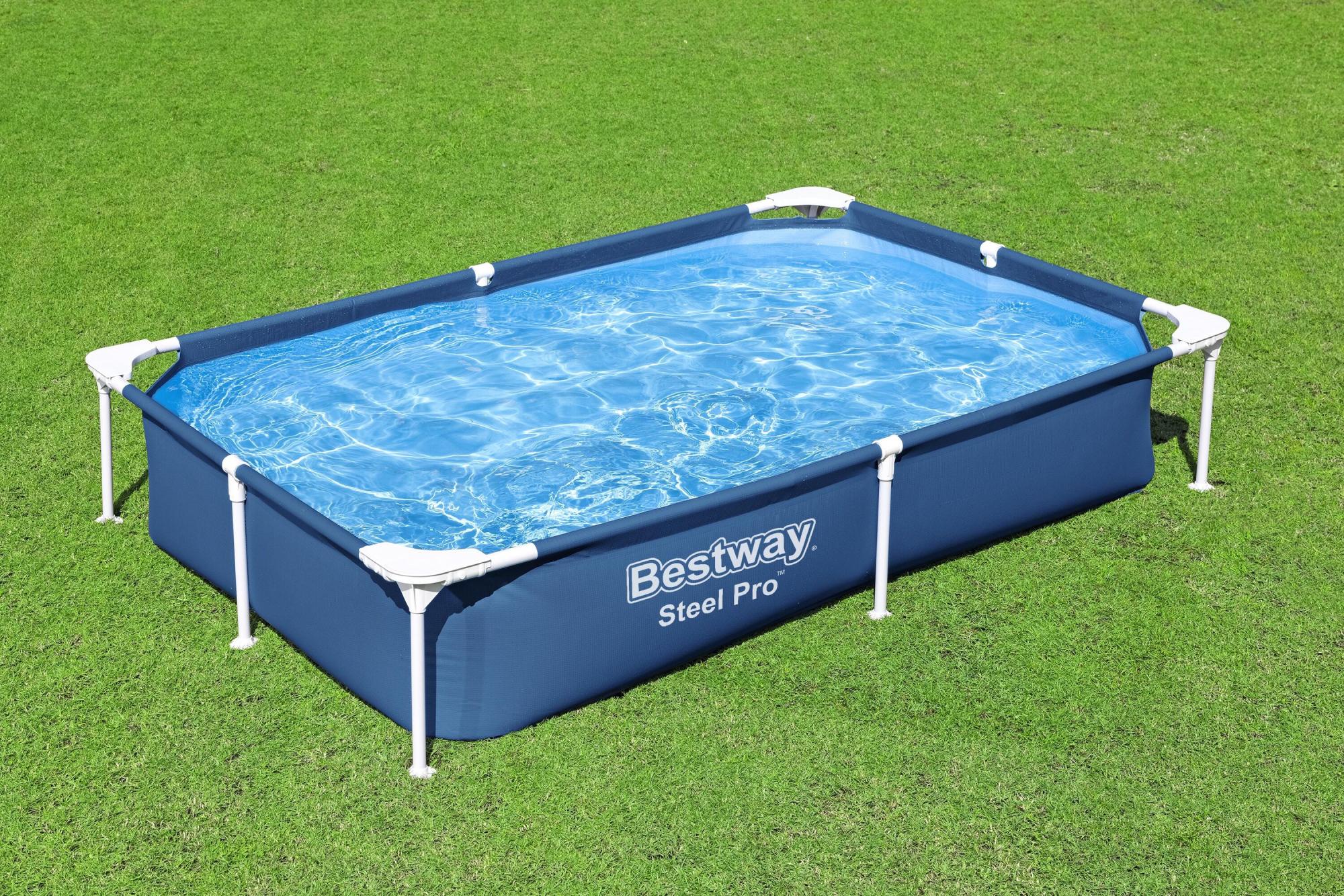 PISCINA BESTWAY STEEL PRO 221X150X43 CM 1200LT - immagine 2