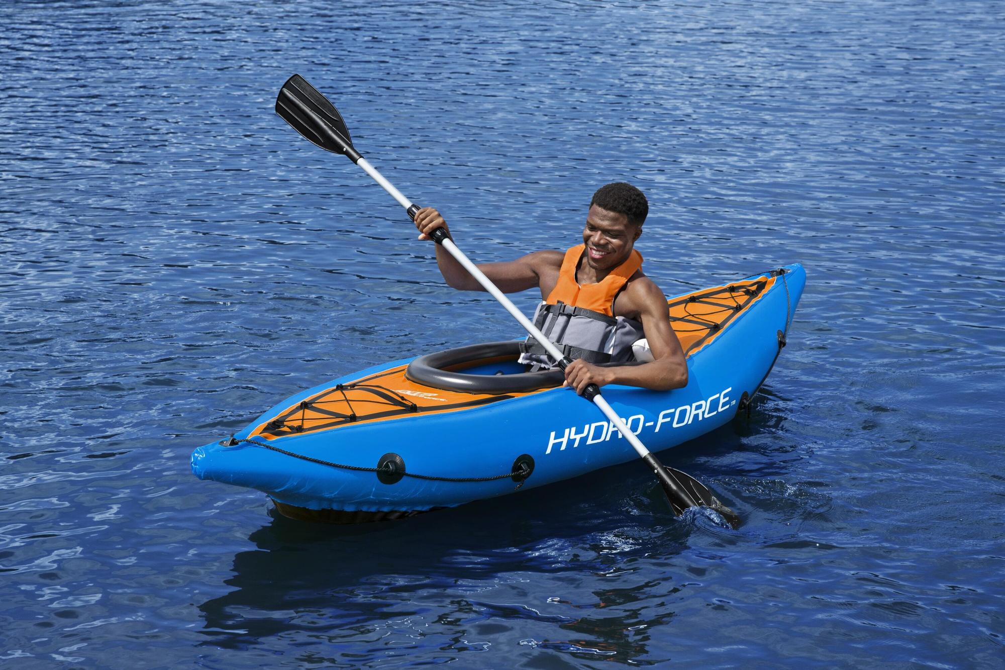 KAYAK BESTWAY GONFIABILE COVE CHAMPION 1 POSTI 275X81 CM - immagine 5
