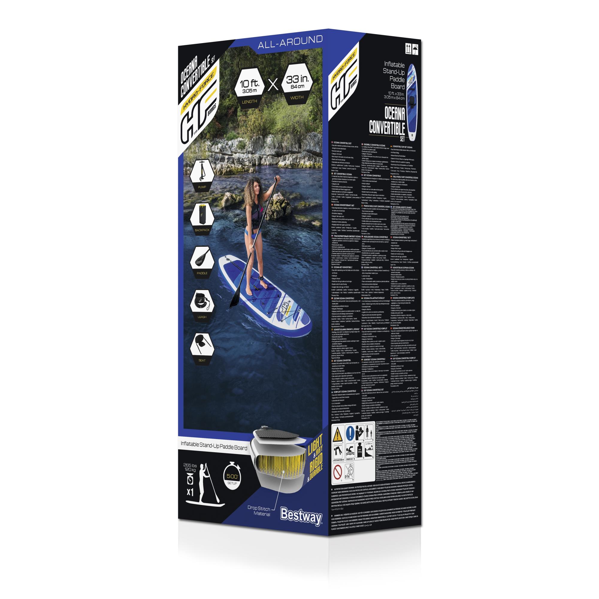 TAVOLA SUP BESTWAY HIDRO FORCE OCEANA 305X84X12 CM - immagine 6