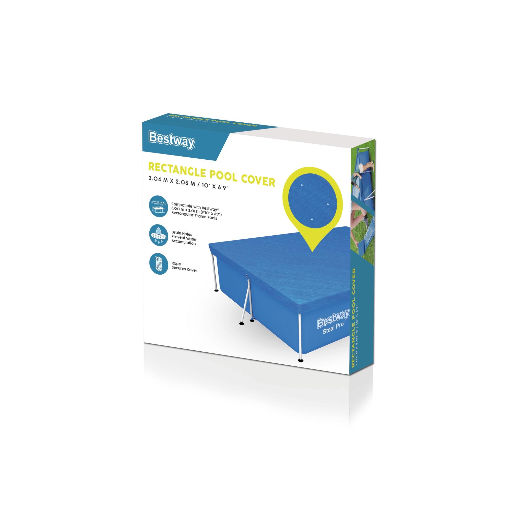 TELO COPRIPISCINA STEEL PRO FRAME RETTANGOLARE 300X201 CM BESTWAY - immagine 6