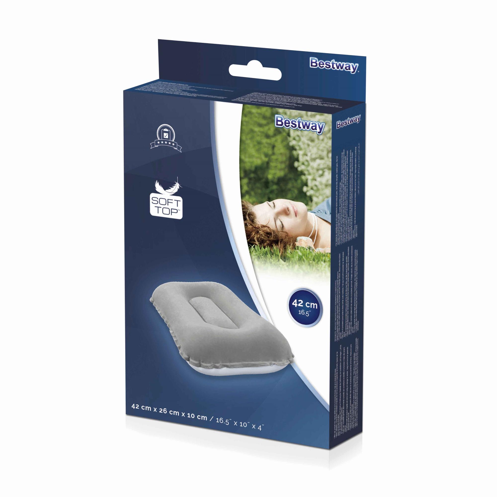CUSCINO GONFIABILE CAMPEGGIO BESTWAY COLORI ASSORTITI - immagine 4