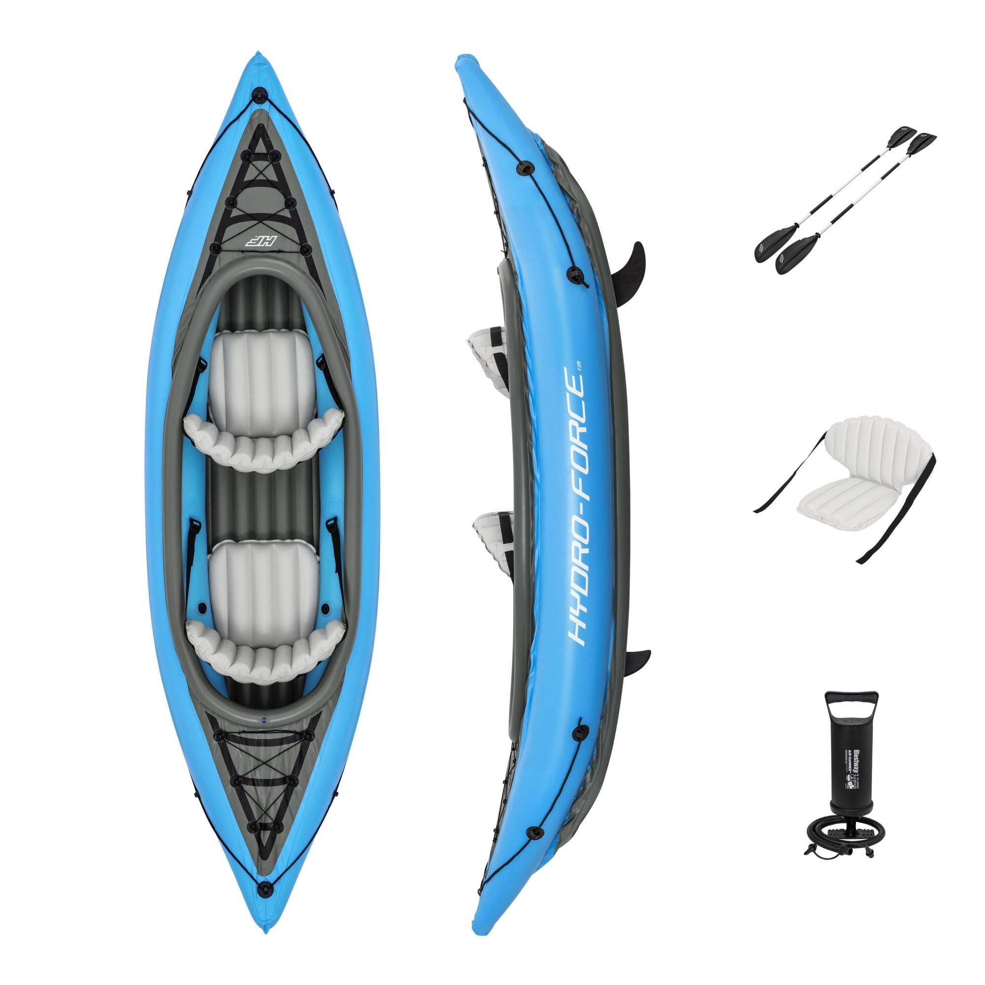 KAYAK BESTWAY GONFIABILE COVE CHAMPION 2 POSTI 331X88 CM - immagine 6