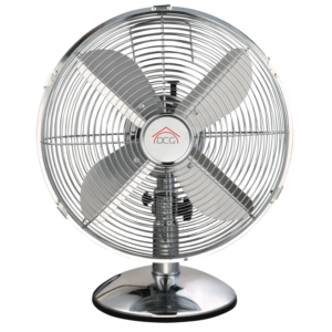VENTILATORE DA TAVOLO 30CM CROMATO DCG DCG-VE1612SS 3 VELOCITA'