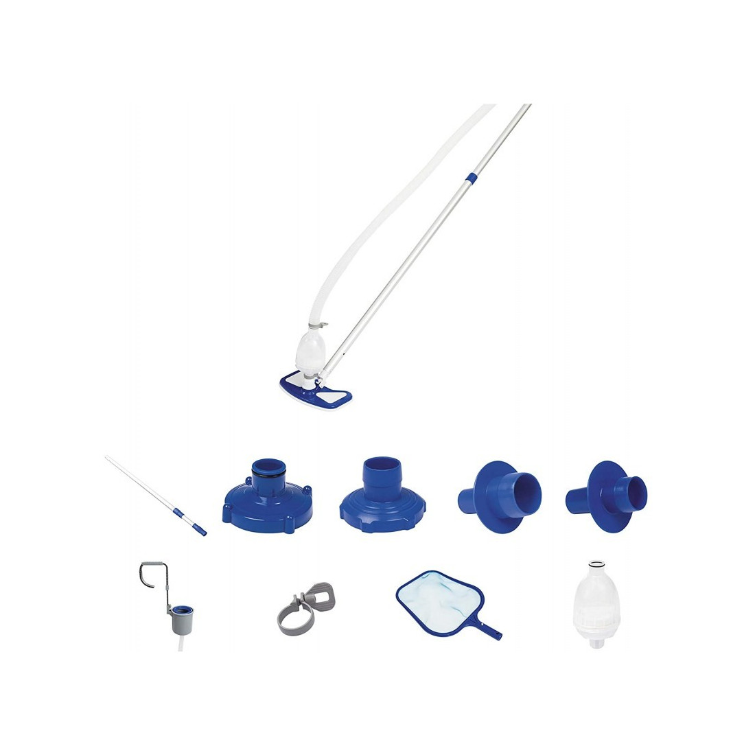KIT COMPLETO PER PULIZIA PISCINE DE LUXE BESTWAY - immagine 2