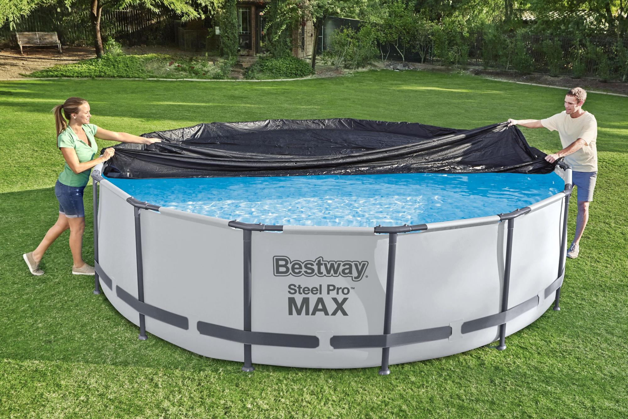 TELO COPRIPISCINA ROTONDO 366 CM BESTWAY - immagine 3