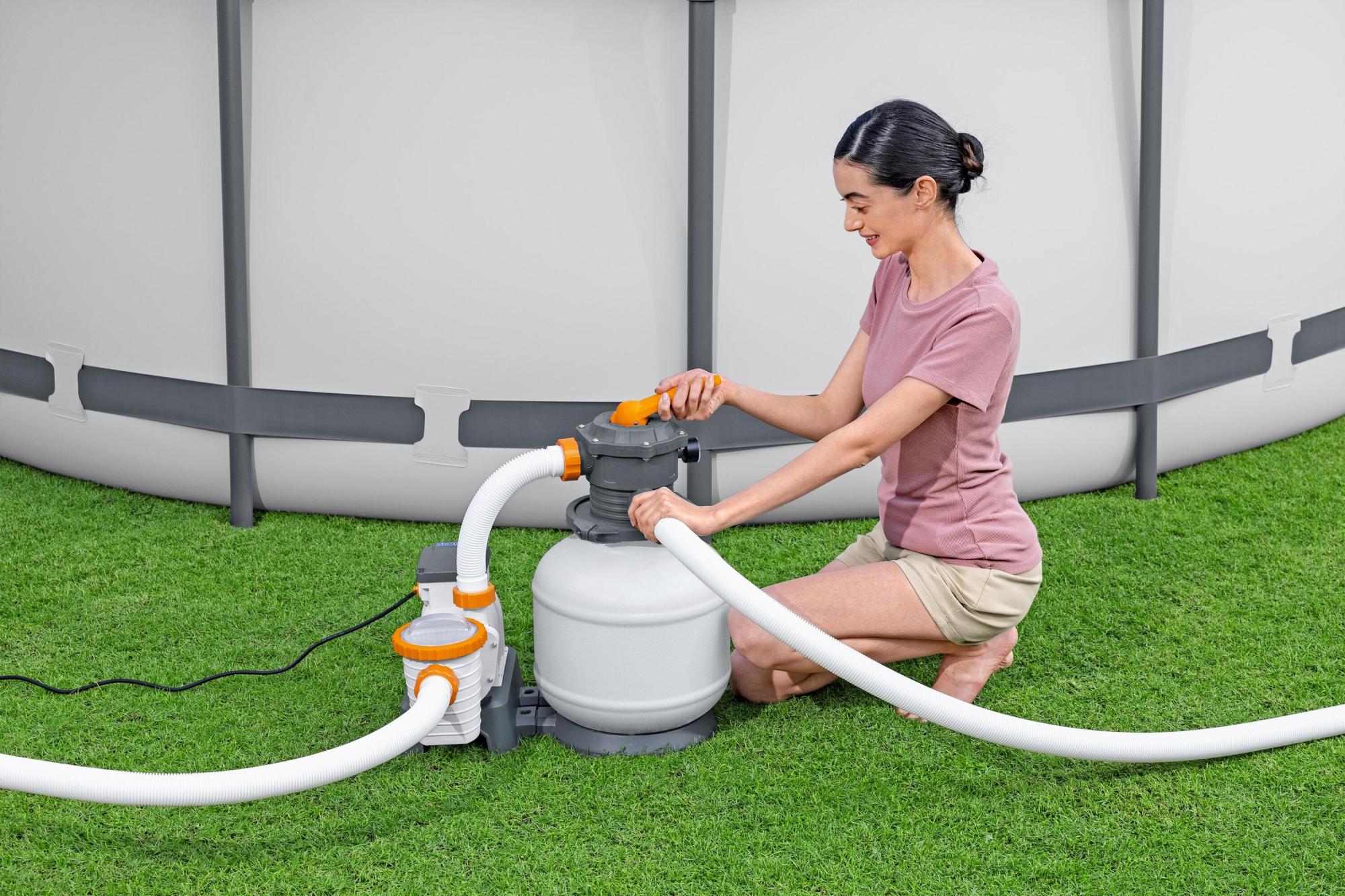 POMPA FILTRO A SABBIA PER PISCINA 8.327 LT/H BESTWAY - immagine 2