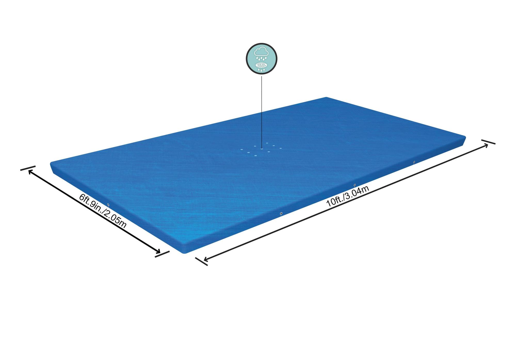 TELO COPRIPISCINA STEEL PRO FRAME RETTANGOLARE 300X201 CM BESTWAY - immagine 2
