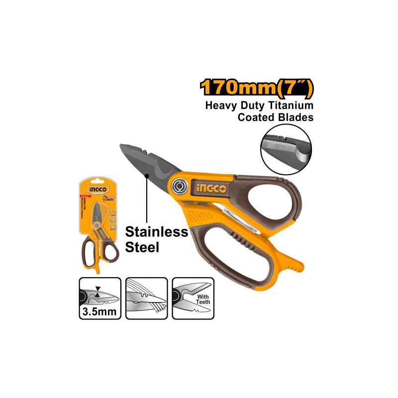 FORBICIA PER ELETTRICISTI 170 MM INGCO - immagine 2