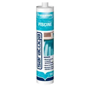 SILICONE PER PISCINE TRASPARENTE SARATOGA 280ML