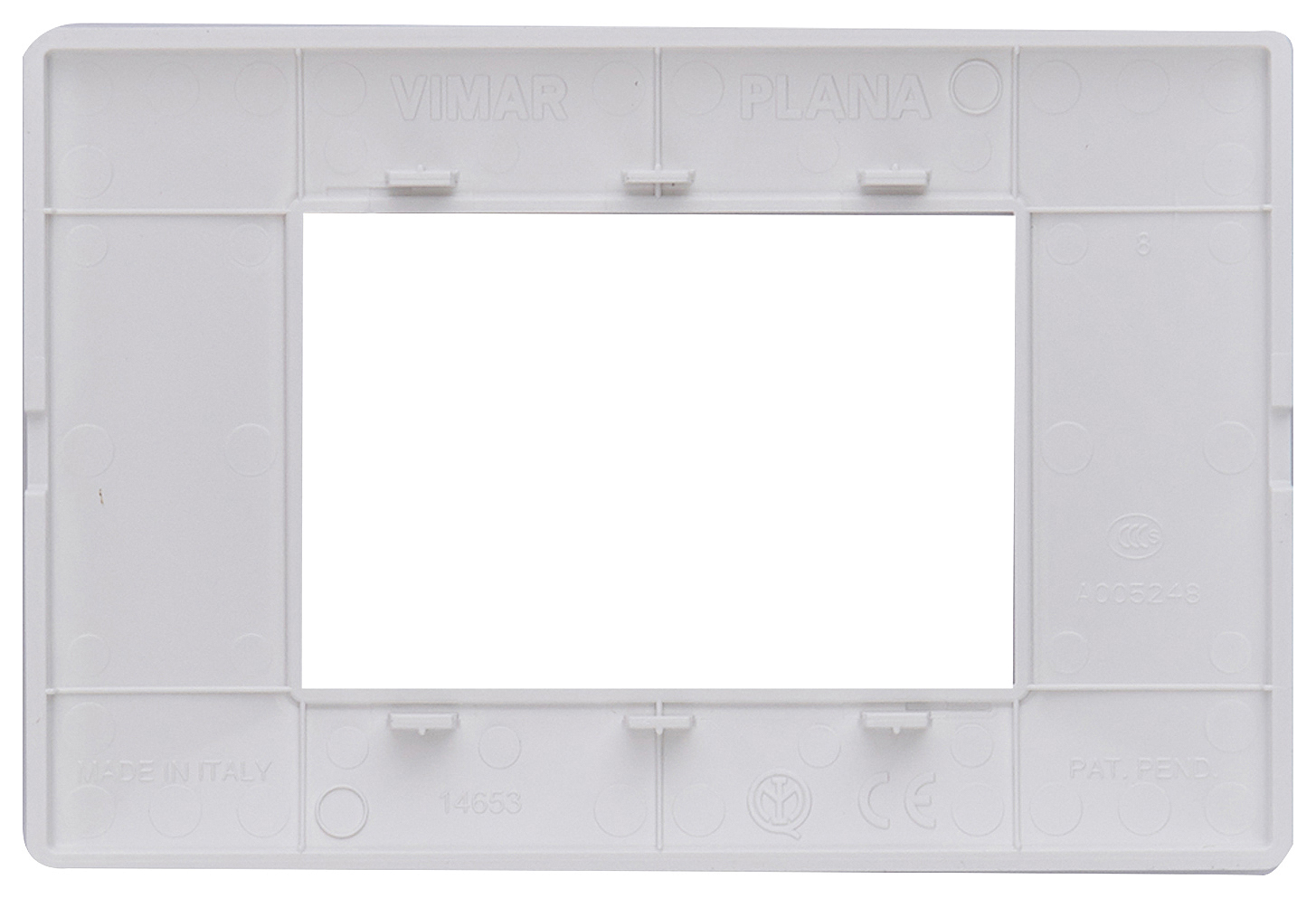 PLACCA 3M VIMAR BIANCO PLANA ART 14653.01 - immagine 3