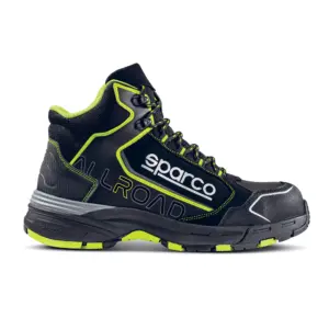 SCARPA ANTINFORTUNISTICA ALLROAD-H MOTEGI S3 ALTA NERO/GIALLO FLUO SPARCO