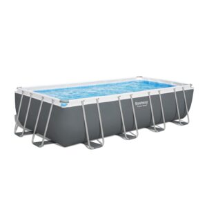 PISCINA RETTANGOLARE 549X274X122CM BESTWAY GRIGIO SCURO 56465