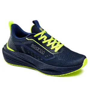 SCARPA ANTINFORTUNISTICA S-CAPE GUS 01 BLU MARINE/LIME BASSA SPARCO