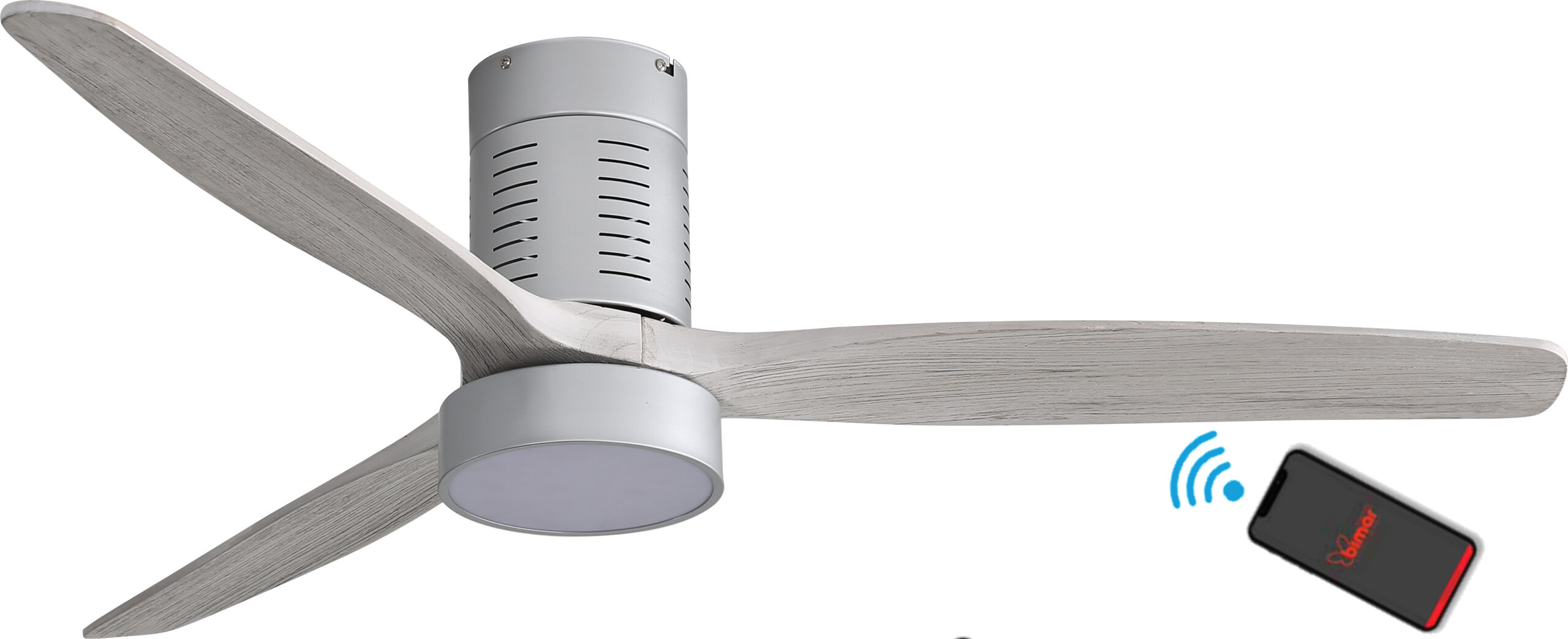 VENTILATORE A SOFFITTO 132CM CON TELECOMANDO LED WIFI BIMAR VSLL1321 - immagine 7