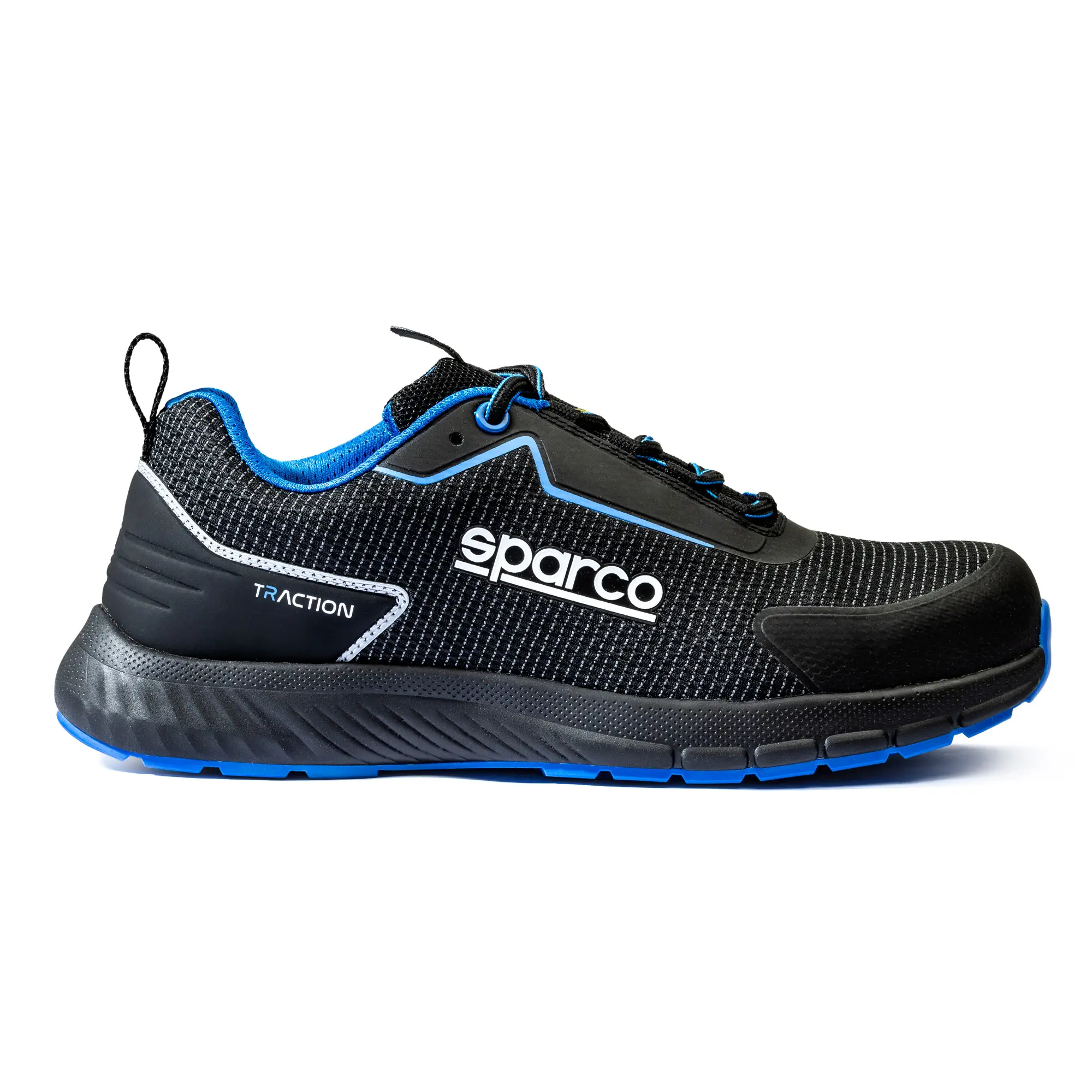 SCARPA ANTINFORTUNISTICA TRACTION SUZUKA S1PS NERA/BLU SPARCO - immagine 4