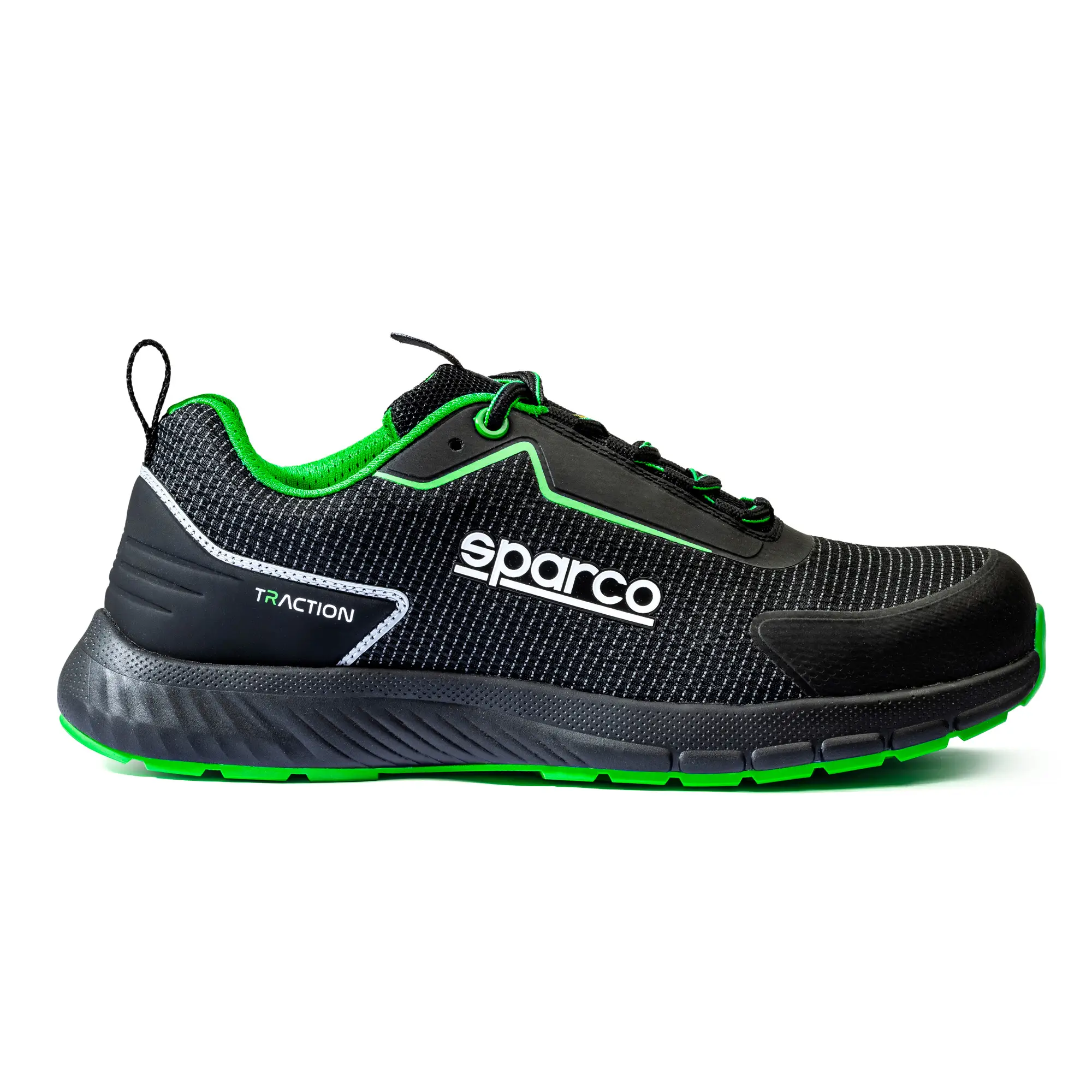 SCARPA ANTINFORTUNISTICA TRACTION SANYO S1PS BASSA NERA SPARCO - immagine 2