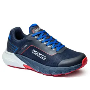 SCARPA ANTINFORTUNISTICA S-PARK LEON ISO BASSA BLU MARINE/ROSSE SPARCO