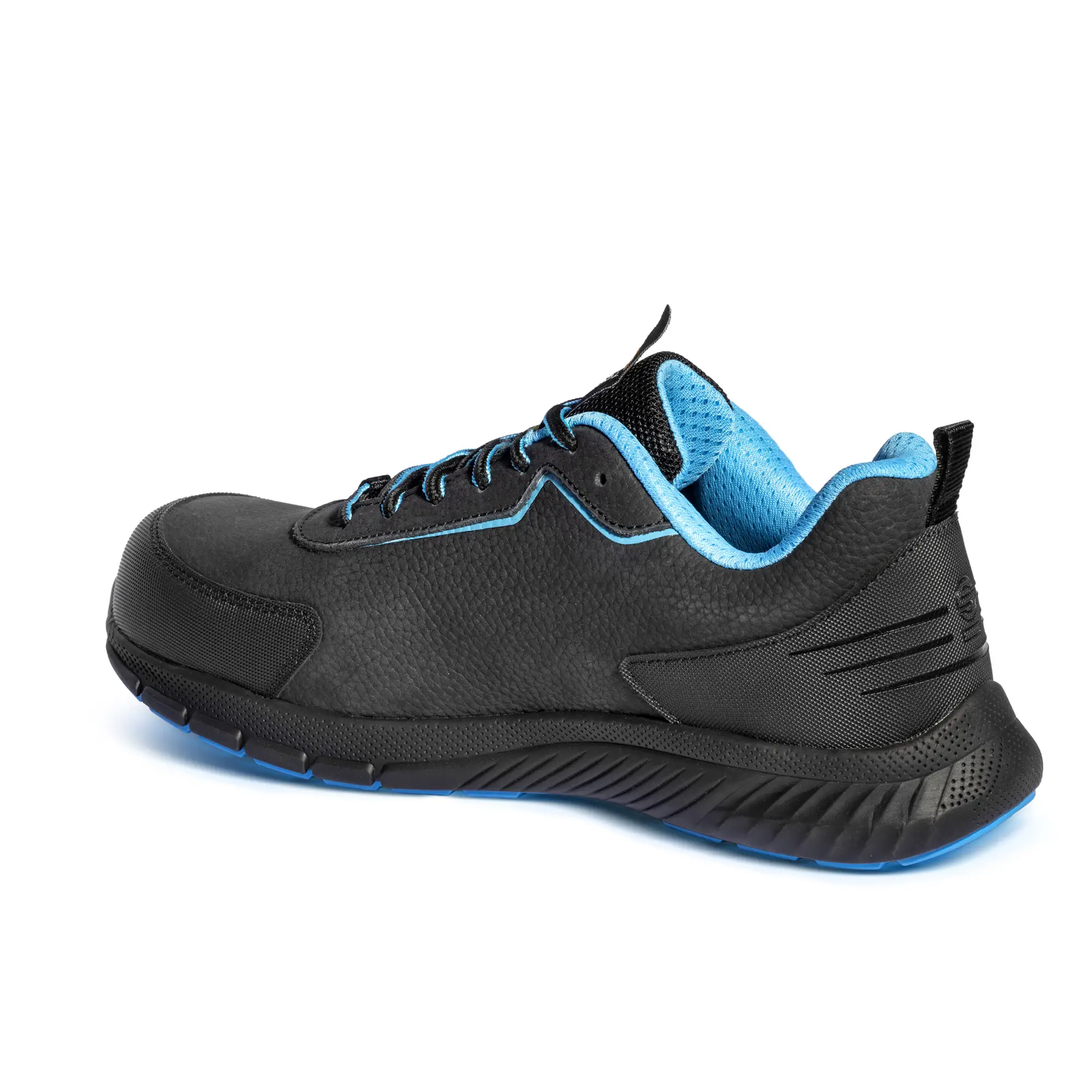 SCARPA ANTINFORTUNISTICA TRACTION NUBUCK TAKUMA S3S NERO/CELESTE BASSA SPARCO - immagine 4