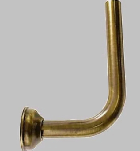 TUBO A 90° PER CASSETTA ALTA 0523BR BRONZATO PORTA E BINI