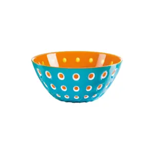 GUZZINI CONTENITORE "LE MURRINE" 25 CM AZZURRO/BIANCO/ARANCIONE COD. 279425145