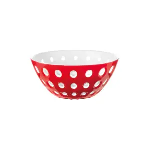 GUZZINI CONTENITORE "LE MURRINE" 25CM ROSSO/BIANCO/TRASPARENTE COD. 279425147