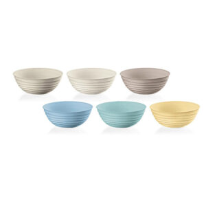 GUZZINI SET 6 CIOTOLINE MULTICOLORE ⌀12,2 CM "TIERRA" COD. 17500052