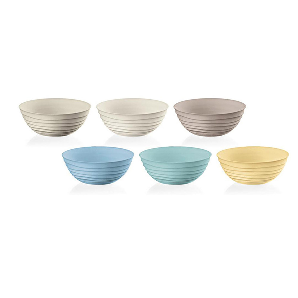 GUZZINI SET 6 CIOTOLINE MULTICOLORE ⌀12,2 CM "TIERRA" COD. 17500052