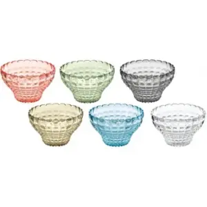GUZZINI SET 6 COPPETTE ⌀12 CM "TIFFANY" MULTICOLORE COD. 22580152