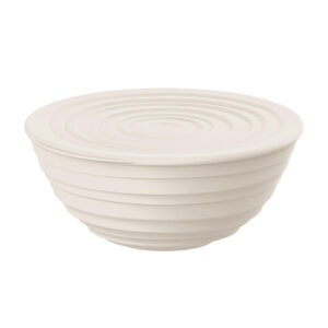 GUZZINI CONTENITORE CON COPERCHIO "TIERRA" L BIANCO LATTE COD. 175002156