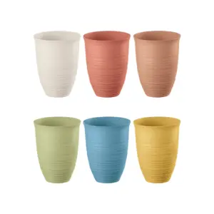 GUZZINI SET 6 BICCHIERI ALTI TUMBLER "TIERRA" MULTICOLORE COD. 17950552