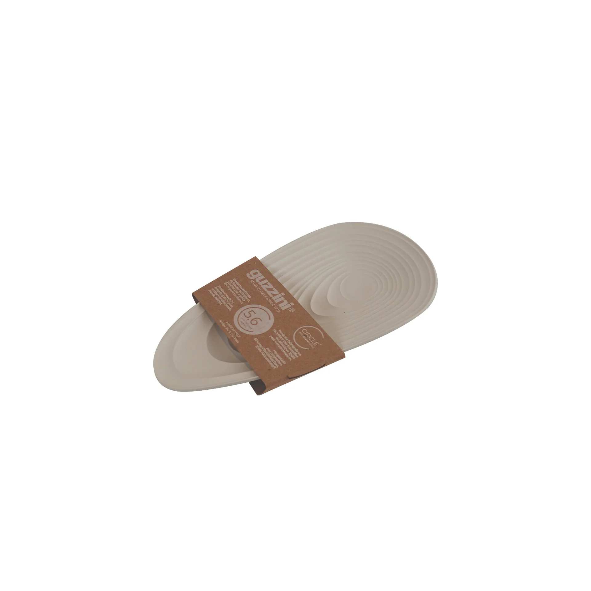 GUZZINI POGGIAMESTOLO 'KEEP CLEAN' "TIERRA" BIANCO LATTE COD. 179900156 - immagine 2