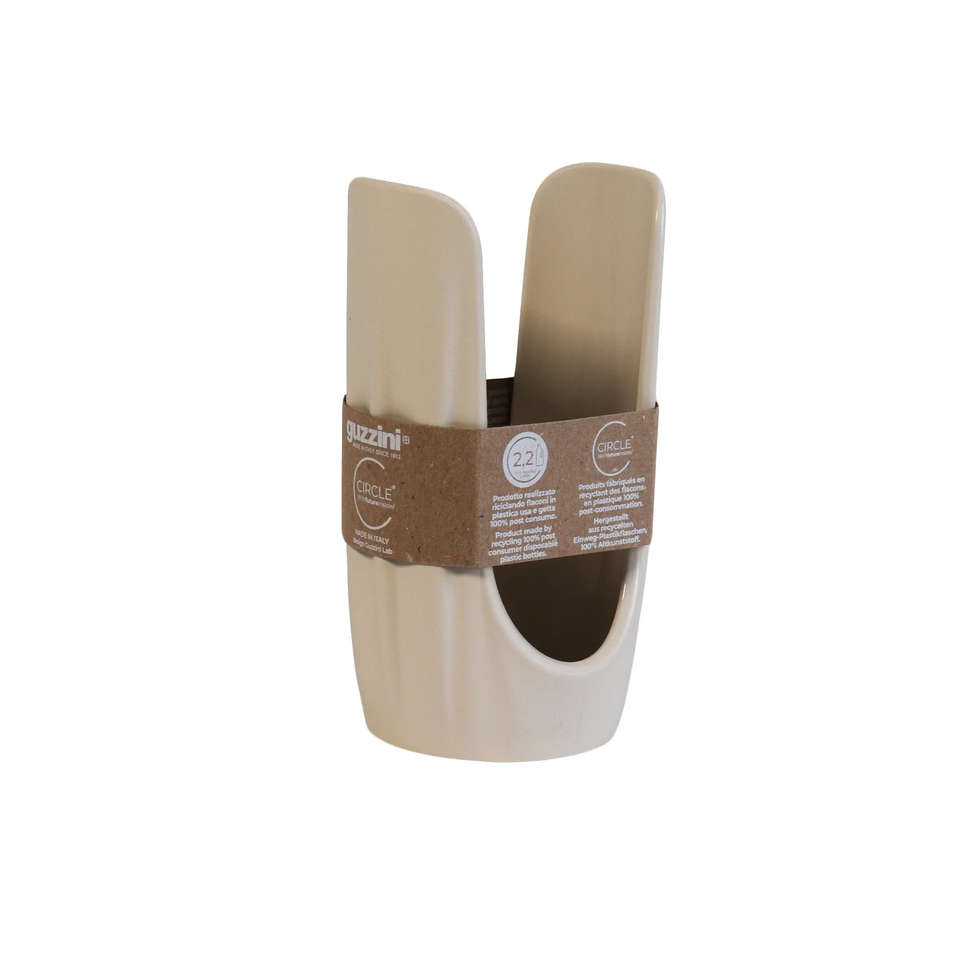 GUZZINI PORTABICCHIERI "TIERRA" BIANCO LATTE COD. 197600156 - immagine 2