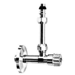 RUBINETTO CROMATO PER CASSETTA M 1/2X10 CON ROSETTA