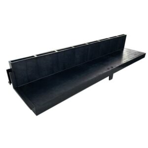 GRIGLIA IN PLASTICA CON FESSURA NERA 13X50CM POZ90-1351FN