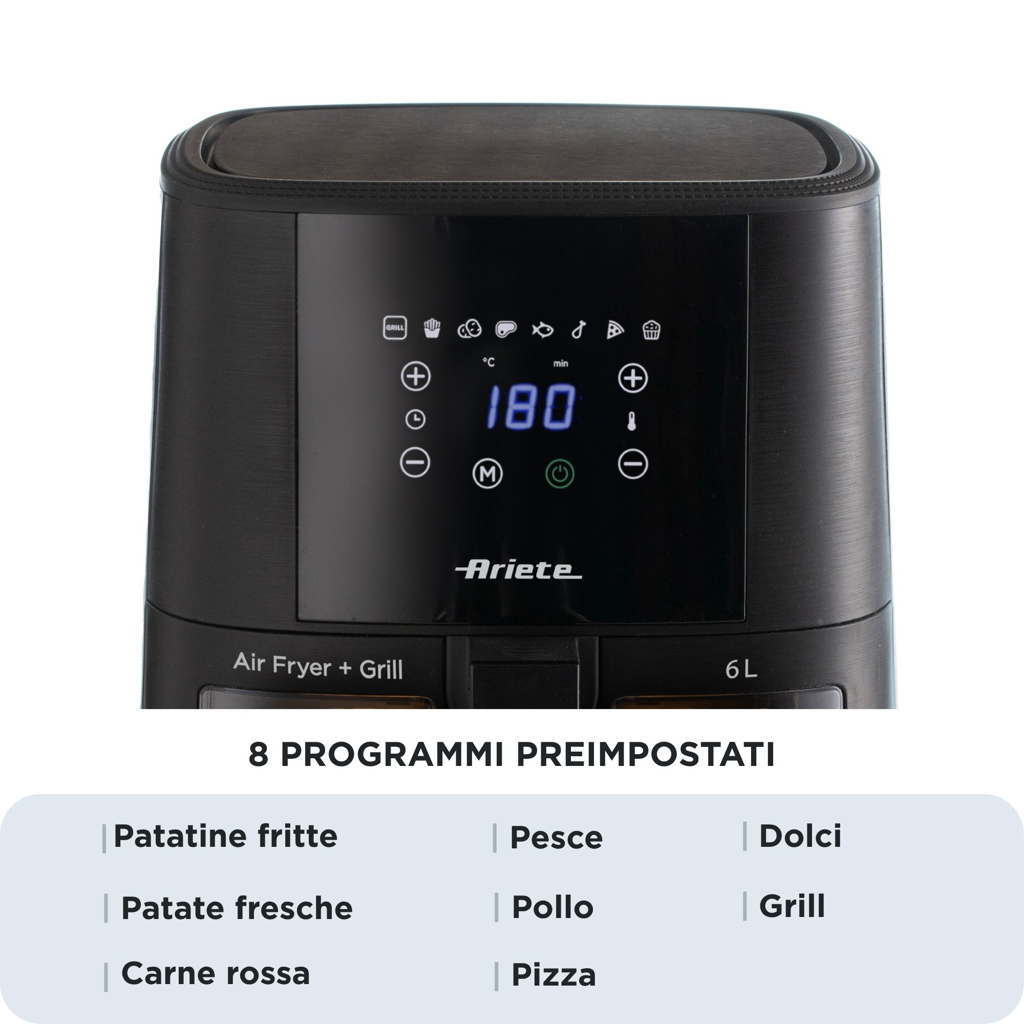 ARIETE FRIGGITRICE AD ARIA 6 LT COD. 4626/00 - immagine 7