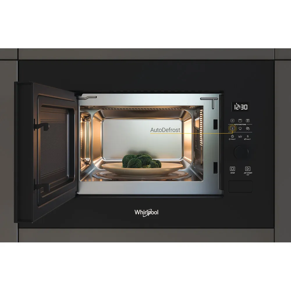 WHIRLPOOL FORNO A MICROONDE AD INCASSO NERO COD. WMF200GNB - immagine 7